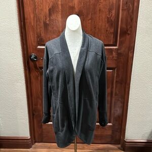 NWOT soft dark gray blazer.